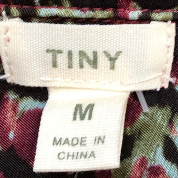 Anthropologie Silk Blouse Postcard Pocket Sz M - Picture 7 of 9